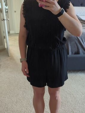 Loft Black Romper